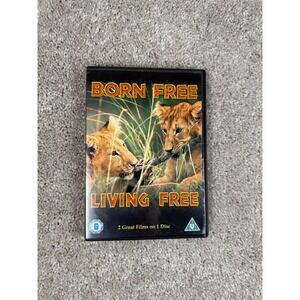 Born Free & Living Free DVD 2 Great Films on One Disc (not tested)